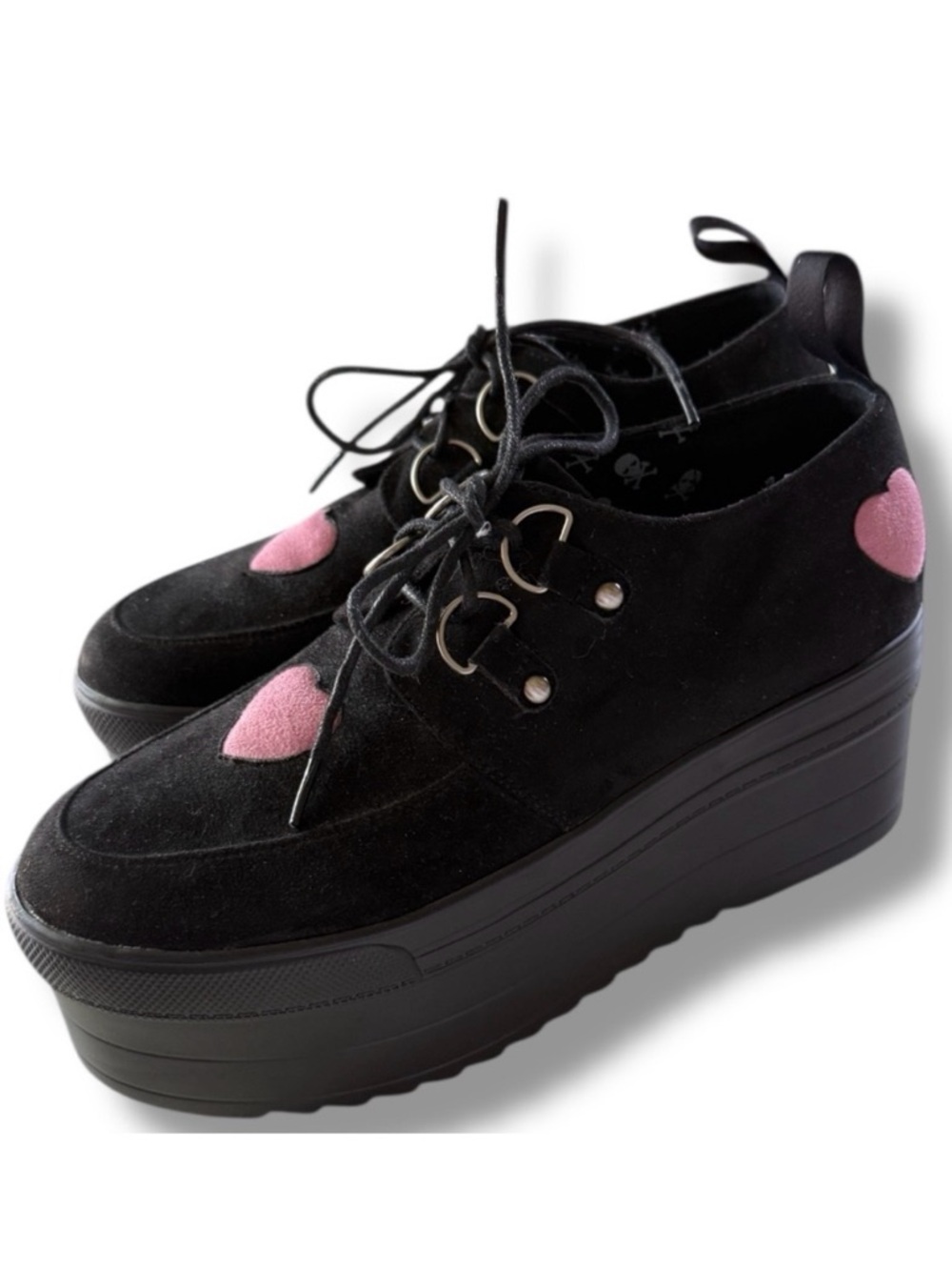 Lamoda Cotton Candy Flatform Platform Dolls Kill Shoes Oxfords Derby Shoes Sz 8 - Picture 2 of 9